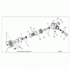 RANGER 570 EPS, EU Drive train, front gearcase internals - r21mas57c1...