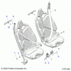 RZR PRO XP 4 (Z21R4C92AL/BL/D92AM/BM/E92AS/BS) Body, seat belt mounting, front, standard - z21r4e...