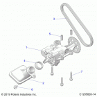 RZR PRO XP Engine, oil pump - z20ra_92ac  /  bc  /  ak  /  bk...
