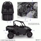 GENERAL 1000 PREMIUM EPS (G21GAP99AM/BM) Body, decals, warning - g21gap99am  /  bm (900157-...