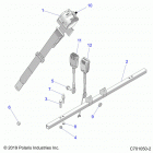 RZR 570 Body, seat mounting and belts - z20cha57a2  /  e57...