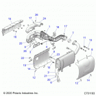 RANGER 1000XP CREW NSTR UL (R21RSZ99A9/AC/AP/AW/B9/BC/BP/BW) Engine, exhaust system - r21rsz99a9  /  ac  /  ap ...