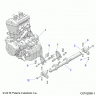 RZR PRO XP Engine, mounting - z20ra_92ac  /  bc  /  ak  /  bk...
