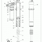 RZR XP 4 TURBO S Suspension, front shock internals - z20p4l92ag  / ...