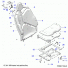 RZR PRO XP 4 Body, seat asm., rear, premium  /  ultimate - z20r...