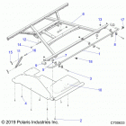 RANGER 1000XP PS CREW NSTR Body, box, mounting - r20rsu99aa  /  ax  /  a9  / ...