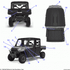 RANGER 1000XP CREW NSTR UL (R21RSZ99A9/AC/AP/AW/B9/BC/BP/BW) Body, decals - r21rsz99a9  /  ac  /  ap  /  aw  / ...