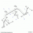 POLARIS GENERAL 1000 DLX OPT1 (G20GXJ99AP/AG/BP/BG) Suspension, front stabilizer bar- g20gxj99ap  /  a...