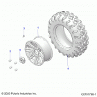 POLARIS GENERAL 1000 EPS DLX (G21GAD99AC/AW/BC/BW) Wheels, front - g21gad99ac  /  aw  /  bc  /  bw (c...