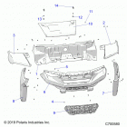 RANGER 1000 PS CREW  (R21T6A99A1/B1) Body, hood and front facia - r21t6a99a1  /  b1 (c7...