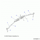 RZR PRO XP Steering, gear box - z20ra_92ac  /  bc  /  ak  /  ...