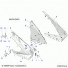 RZR PRO XP 4 (Z21R4E92AG/AS/BG/BS) Body, doors, front - z21r4e92ag  /  as  /  bg  /  ...