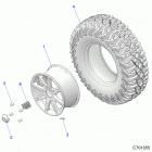 RZR XP TURBO S Wheels, front - z20pal92ag  /  ap  /  bg  /  bp  /...