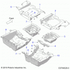 RZR PRO XP 4 Body, floor panels, rear - z20r4_92ac  /  bc  /  a...