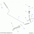 RZR 570 Drive train, gear selector - z20cha57a2  /  e57am ...