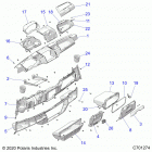 RANGER CREW 1000XP PS MUD (R21RSM99AG) Body, dash - r21rsm99ag (c701274)