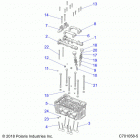 RZR Engine, cylinder head and valves - z20ase99ah  /  ...