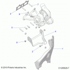 RZR PRO XP Engine, turbo charger mounting - z20ra_92ac  /  bc...