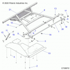 RANGER CREW XP 1000 WATERFOWL EVAP (R21RSB99AZ/BZ) Body, box, mounting - r21rsb99az  /  bz (c730072)