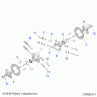 POLARIS GENERAL 1000 DLX OPT1 (G20GXJ99AP/AG/BP/BG) Suspension, rear carrier - g20gxj99ap  /  ag  /  b...