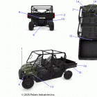 RANGER 570 CREW FULL SIZE Body, decals - r21cda57a1  /  b1 (900188)