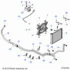 POLARIS GENERAL 1000 DLX OPT1 (G20GXJ99AP/AG/BP/BG) Engine, cooling system - g20gxj99ap  /  ag  /  bp ...