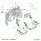 RZR PRO XP Body, floor panels - z20ra_92ac  /  bc  /  ak  /  ...
