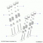 RZR PRO XP Engine, valves - z20ra_92ac  /  bc  /  ak  /  bk  ...