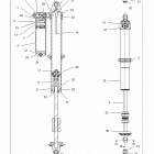 RZR XP1000 Suspension, rear shock internals - z20nae99ac  /  ...