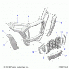 RZR XP TURBO S VELOCITY (Z20PAE92AC/BC) Body, front bumper - z20pae92ac  /  bc (c700730-3)