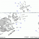 RANGER 1000XP PS NSTR RC Engine, air intake manifold - r20rrw99a9  /  aa  /...