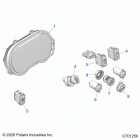 RANGER 1000XP PS MUD (R21RRM99AG) Electrical, dash instuments - r21rrm99ag (c701250)