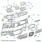 RANGER 1000XP CREW NSTR (R21RSU99A9/AC/AP/AW/B9/BC/BP/BW) Body, dash - r21rsu99a9  /  ac  /  ap  /  aw  /  b...