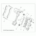 RZR XP 4 TURBO S Brakes, front caliper - z20p4l92ag  /  ap  /  bg  ...