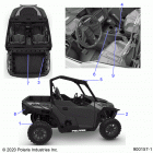 POLARIS GENERAL 1000 EPS DLX (G21GAD99AC/AW/BC/BW) Body, decals, warning - g21gad99ac  /  aw  /  bc  ...