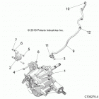 RZR XP1000 Drive train, main gearcase mounting - z20nae99ac  ...