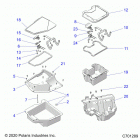 RZR PRO XP 4 (Z21R4C92AL/BL/D92AM/BM/E92AS/BS) Body, front storage - z21r4c92al  /  bl  /  d92am ...