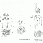 RANGER 570 CREW FULL SIZE Engine, cylinder head, cams and valves - r21cda57a...