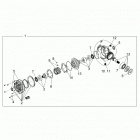 RANGER 570 CREW FULL SIZE Drive train, front gearcase internals - r21cda57a1...
