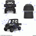 RANGER 1000XP NSTR (R21RRU99A9/AC/AP/AW/B9/BC/BP/BW) Body, decals - r21rru99a9  /  ac  /  ap  /  aw  / ...