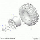 RZR 1000S4 Wheels, rear - z20a4e99ah  /  bh  /  lh (c0705003-...