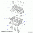 RZR XP TURBO S Engine, crankcase - z20pal92ag  /  ap  /  bg  /  b...