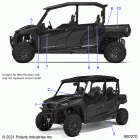GENERAL 4 1000 DELUXE (G21G4D99AW/BW) Body, decals - g21g4d99aw  /  bw (900270)