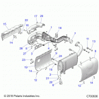 RANGER 1000XP PS NSTR RC Engine, exhaust - r20rrw99a9  /  aa  /  af  /  ap ...