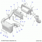 RZR XP 1000 CRWL (Z21NAR99AN/BN) Engine, air intake system - z21nar99an  /  bn (c07...
