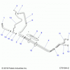 RZR 570 (Z21CHA57A2/K2/E57AK) Engine, cooling hoses - z21cha57a2  /  k2  /  e57a...