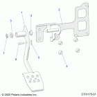 RZR PRO TURBO S/T  (Z21PAE92AE/AN/BE/BN/L92AL/AT/BL/BT) Brakes, pedal and master cylinder - z21pae92ae  / ...