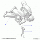 RZR PRO XP Engine, turbo charger - z20ra_92ac  /  bc  /  ak  ...