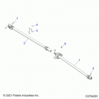 RZR PRO XP RIDE COMMAND (Z21RAC92AL/AX/BL/BX) Drive train, front prop shaft - z21rac92al  /  ax ...