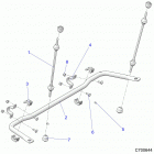 RANGER 1000XP PS NSTR RC Suspension, rear stabilizer bar - r20rrw99a9  /  a...